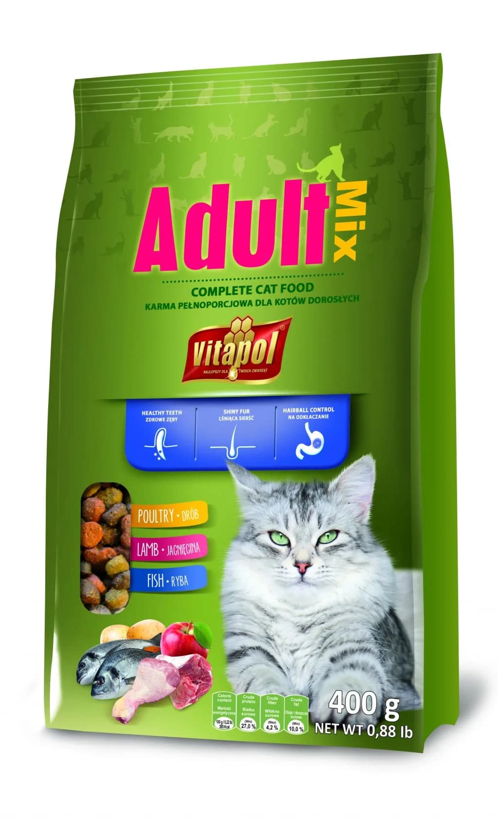 Vitapol karma dla kotów dorosłych Adult mix