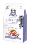 Brit Care Cat Grain Free Sterilized Weight Control Fresh Duck & Turkey sucha karma dla kota z kaczką - różna waga