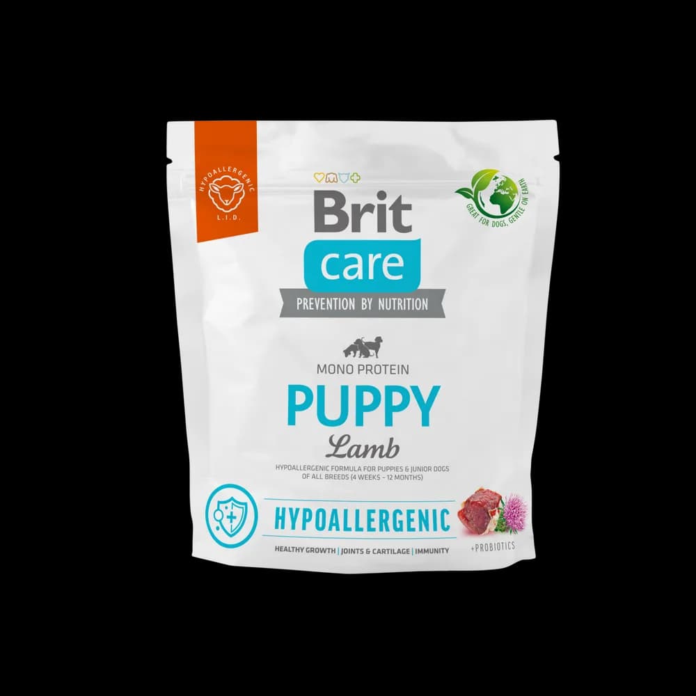 Brit Care Dog Hypoallergenic Puppy Lamb sucha karma dla szczeniąt z jagnięciną i ryżem – 3 kg