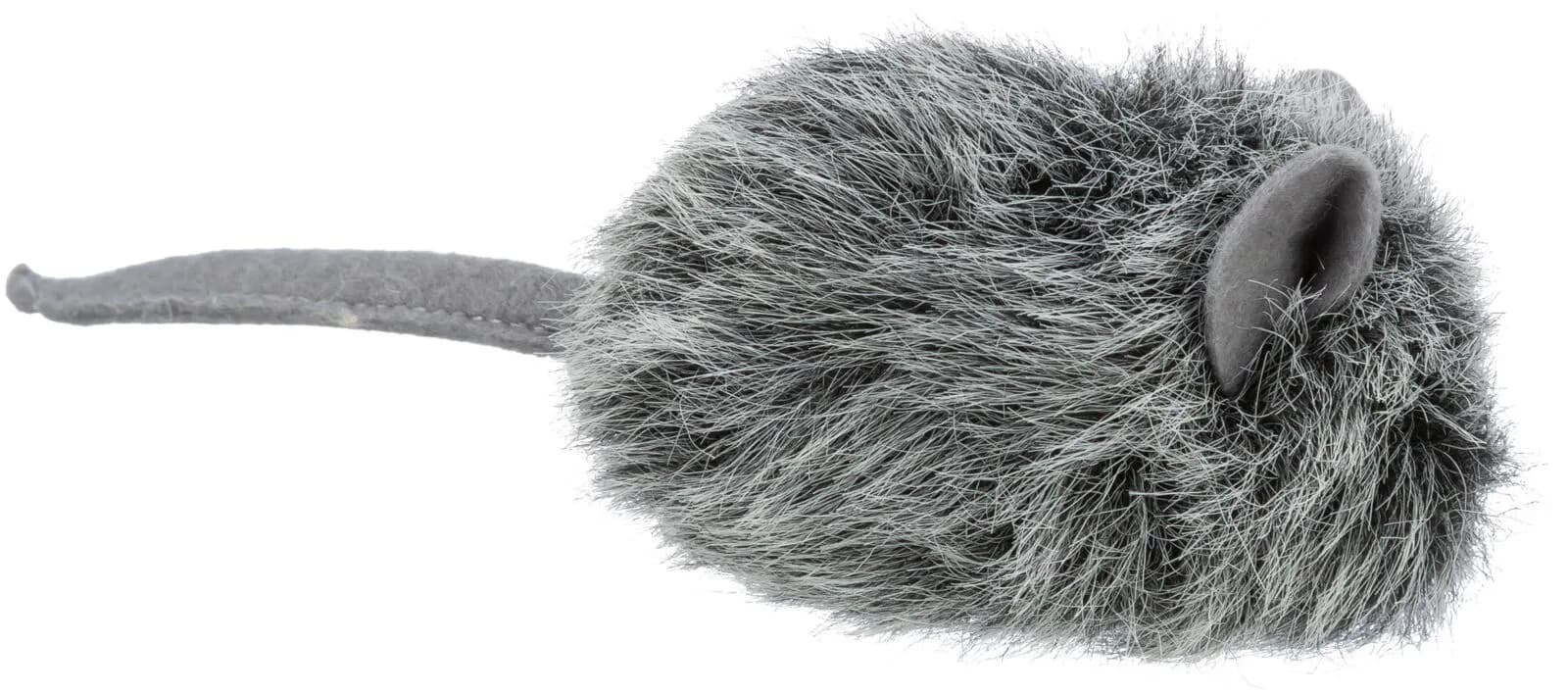 Trixie Zestaw myszy dla kota plusz z kocimiętką/Opak 9 cm 30 szt.