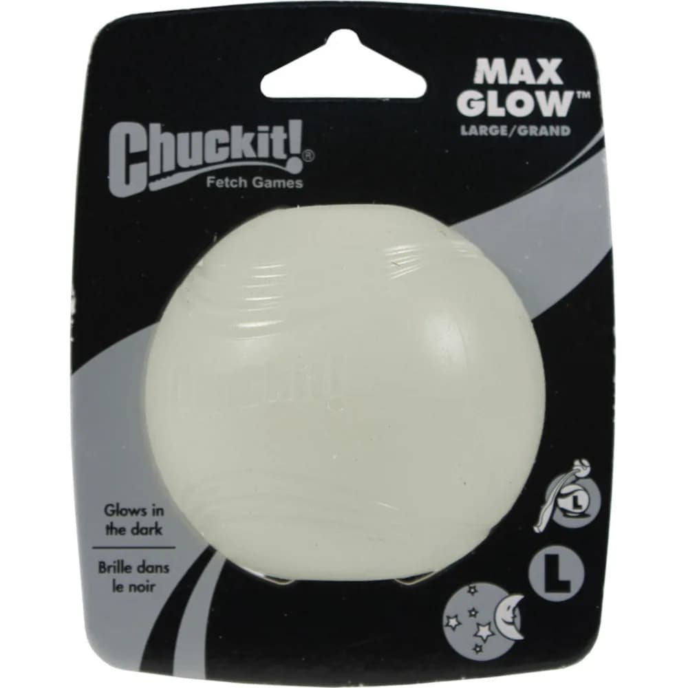 Chuckit Max Glow Ball dla psa – S