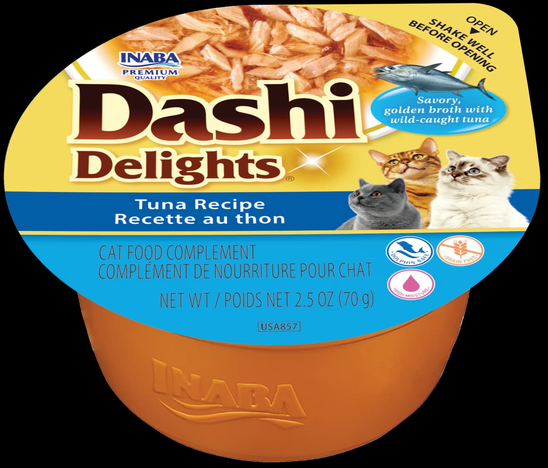 INABA Cat Dashi Delights Tuna karma dla kota przegrzebki z tuńczykiem 70 g