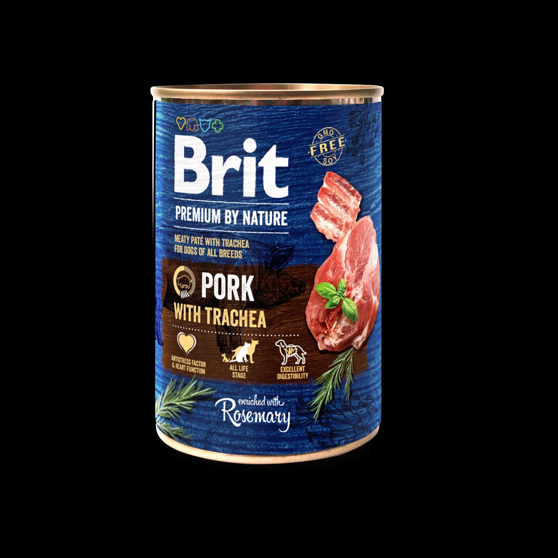 Brit Premium By Nature Pork with Trachea mokra karma dla psa z wieprzowiną i tchawicą