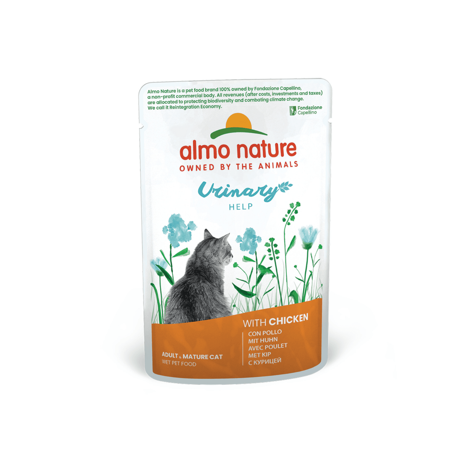 Almo Nature Holistic Urinary Support karma mokra dla dorosłych kotów z kurczakiem 70 g