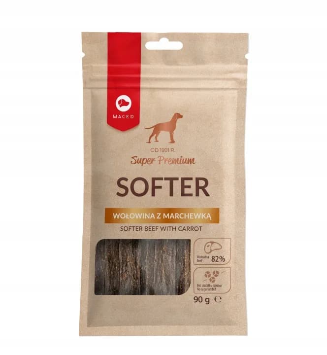 Maced Softer przysmak dla psów Wołowina z Marchewką 90 g