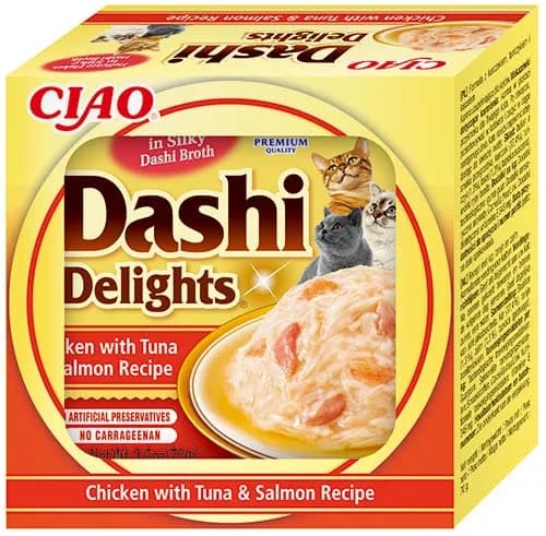 INABA Cat Dashi Delights Chicken Tuna & Salmon 70 g