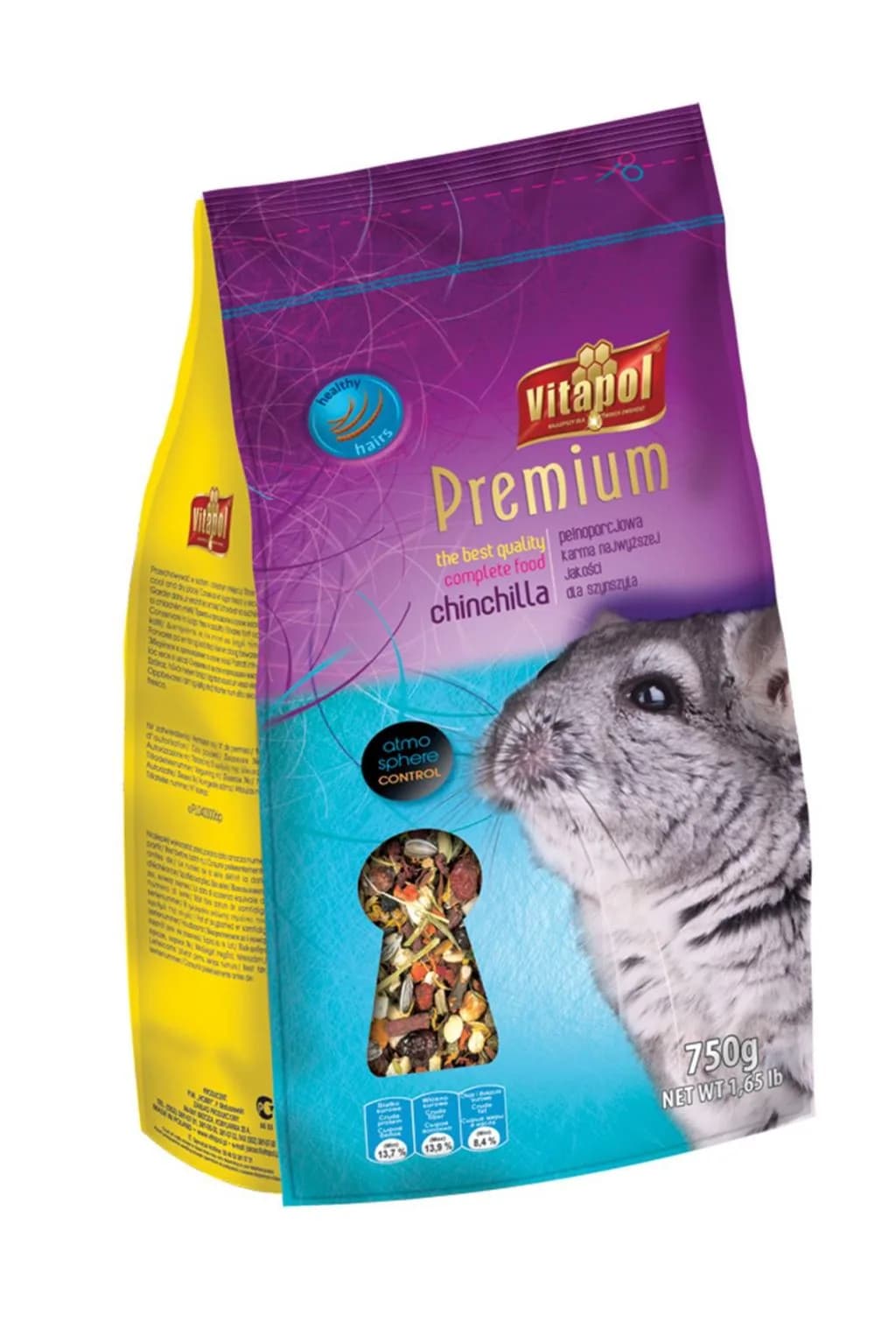 Vitapol Karma Premium Karma dla szynszyli 750 g