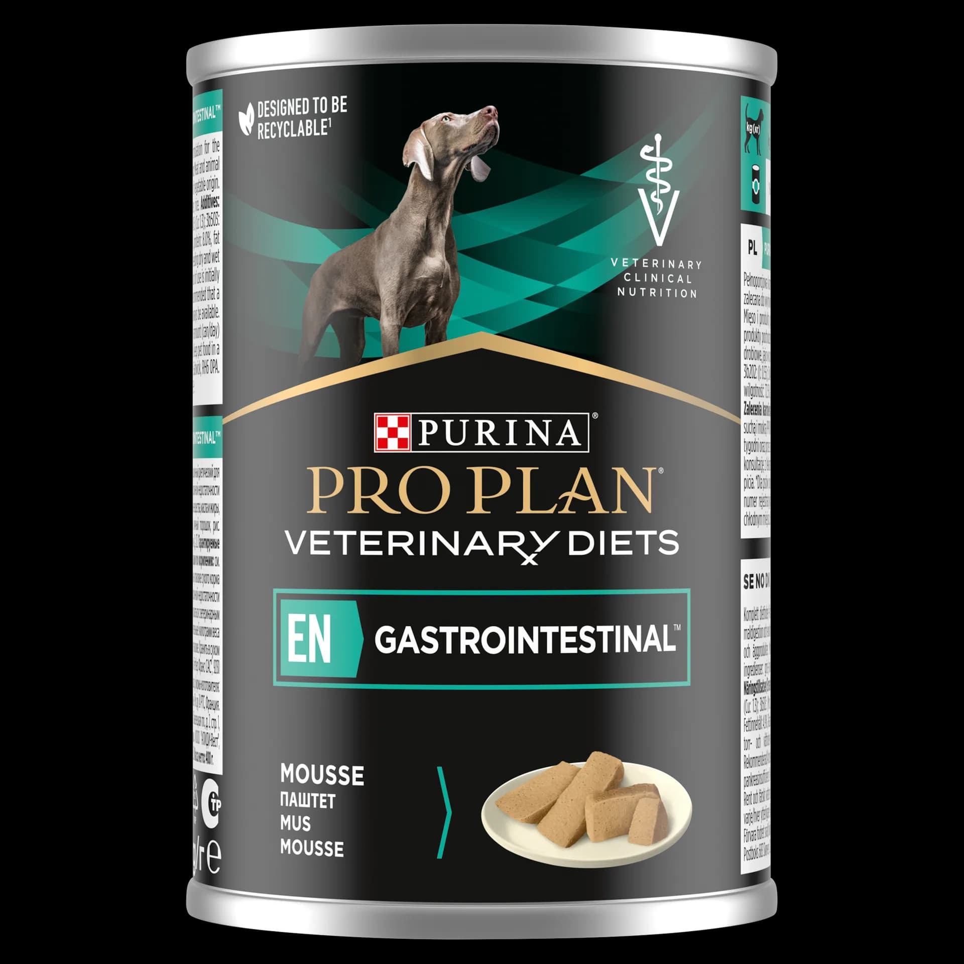 PRO PLAN Purina Veterinary Diets Canine EN Gastrointestinal karma mokra z wieprzowiną i drobiem dla dorosłych psów 400 g
