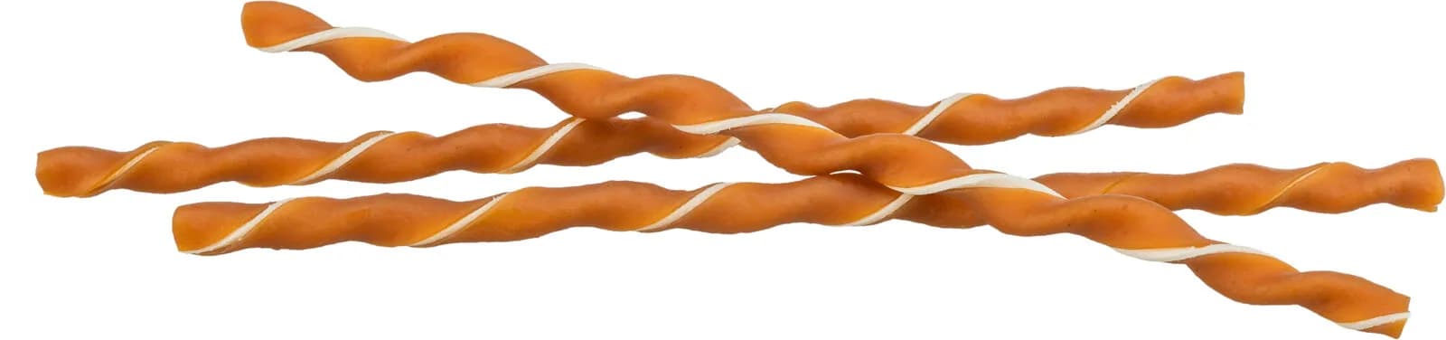 Trixie Twisters, przysmak, dla psa, skóra surowa pokryta kurczakiem, /, /Opak 34 cm 40 g 50 szt.