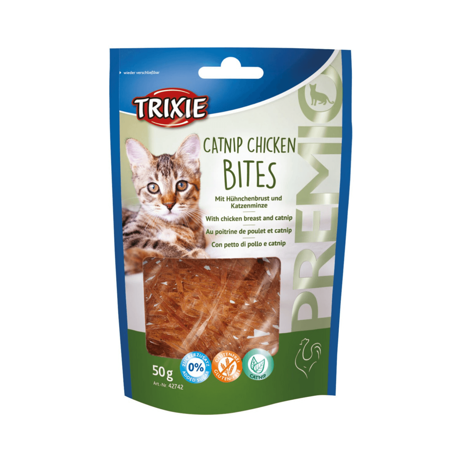 Trixie Przysmak Premio Catnip Chicken Bites dla kota 50 g