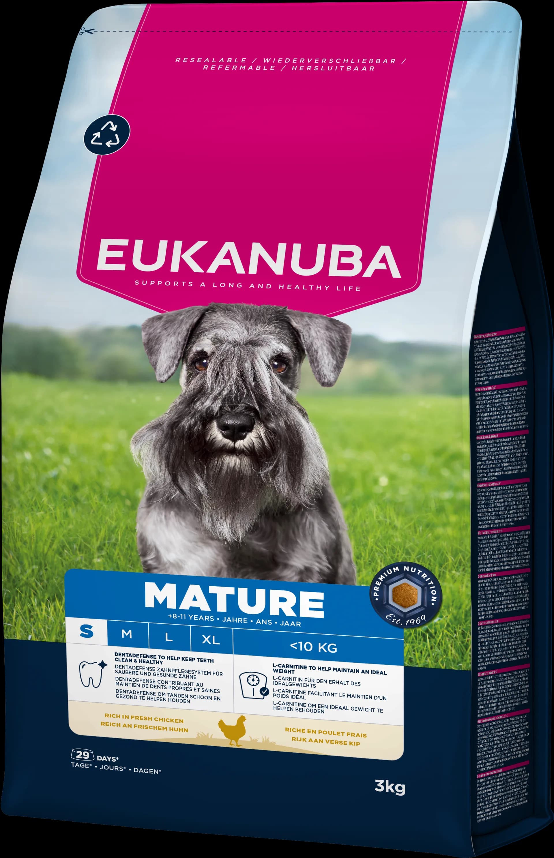Eukanuba Dog life care mature sucha karma dla dojrzałych psów małych ras kurczak