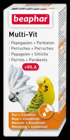 Beaphar Bogena Multi-Vit for Parrots dodatek witaminowy dla papug z wit. A