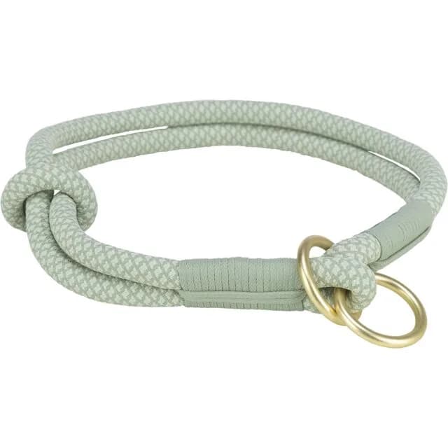 Trixie Soft Rope obroża półzaciskowa dla psa miętowa