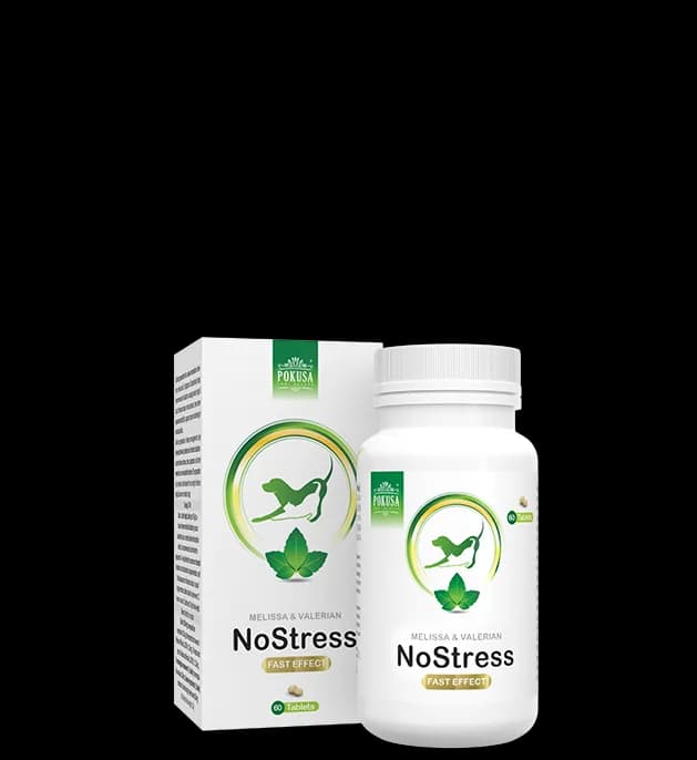 Pokusa NoStress tabletki uspokajające dla psów i kotów 60 tabletek