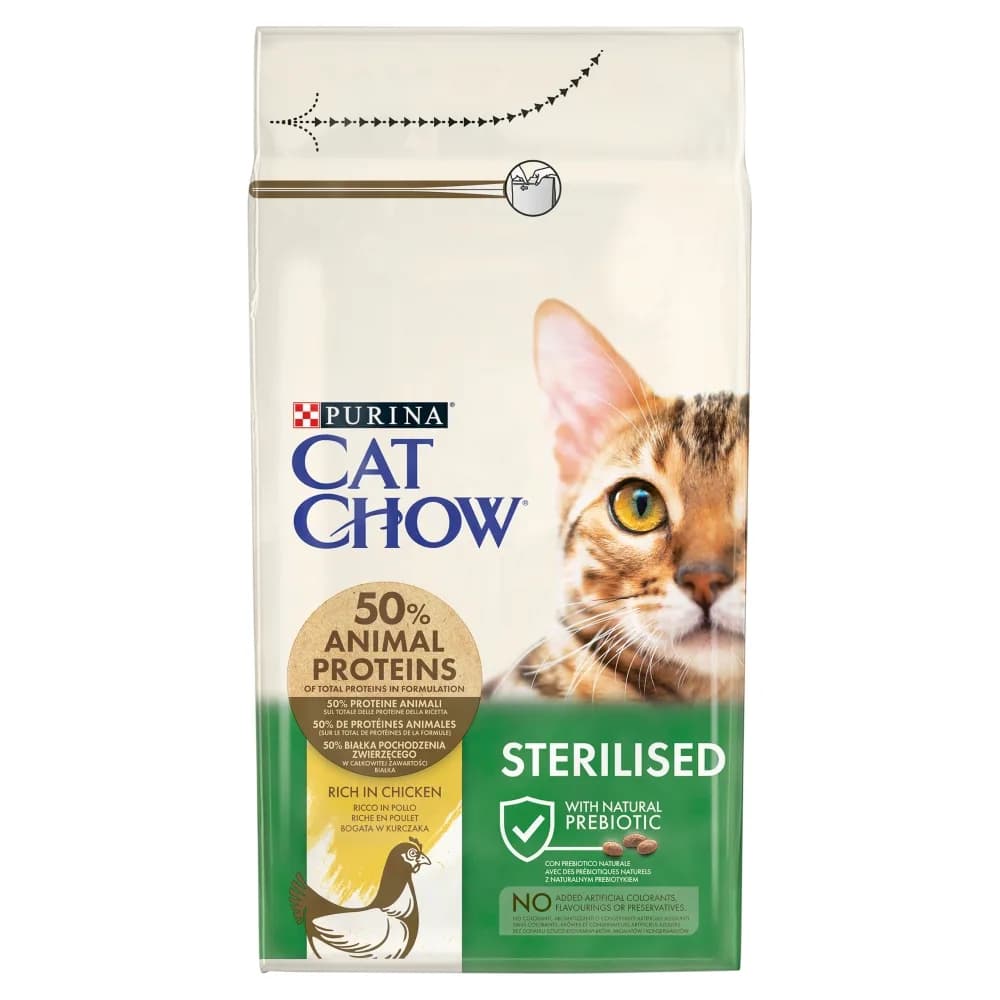 Cat Chow Purina Special Care Sterilised sucha karma bogata w kurczaka
