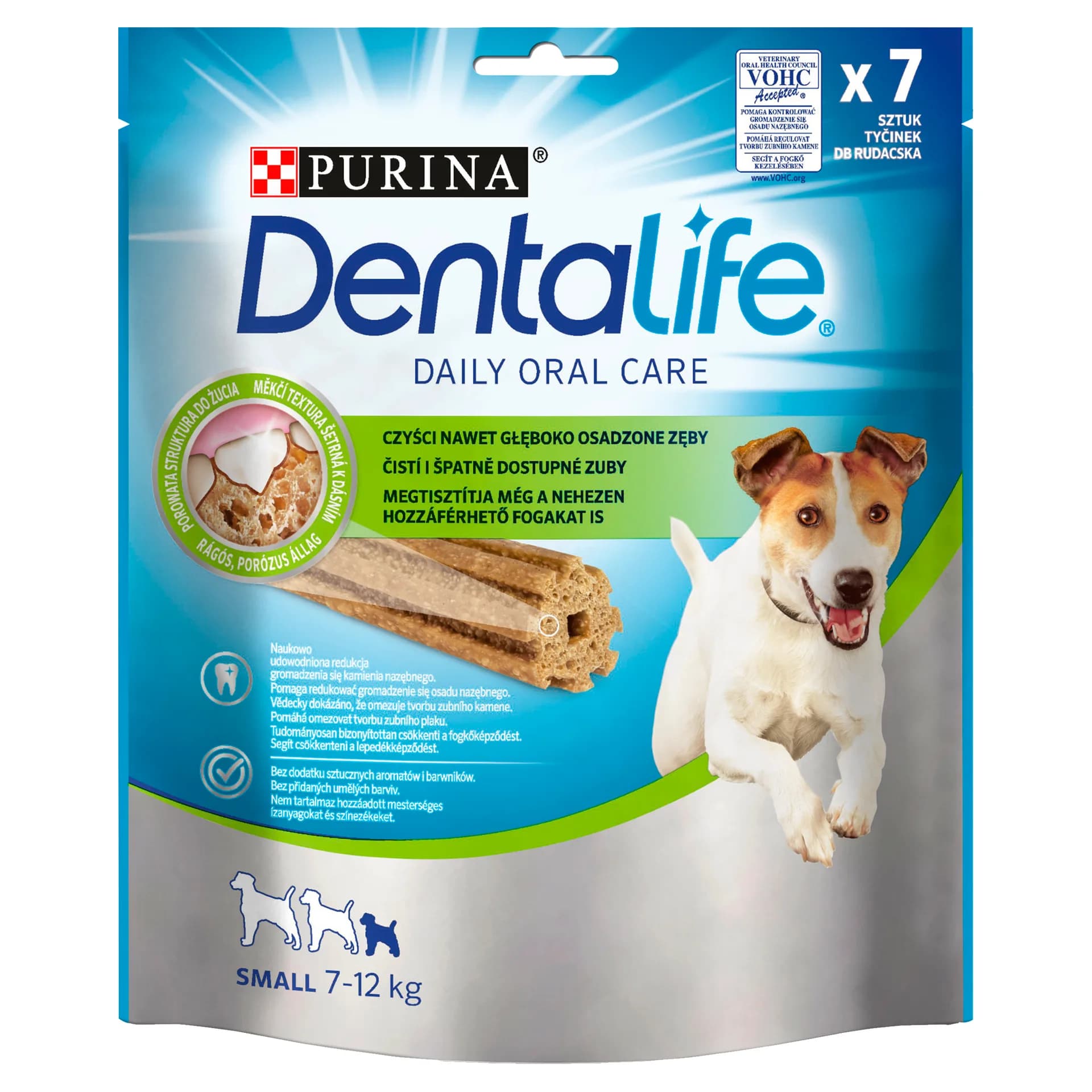 Dentalife Purina przysmak dentystyczny z kurczakiem dla małych psów 7 szt.
