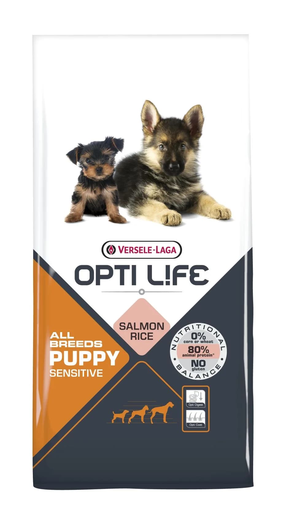 Versele-Laga Opti Life Puppy Sensitive All Breeds karma dla szczeniąt psów wszystkich ras – 2,5 kg