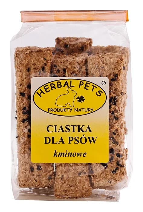 Herbal Pets Ciastka z czarnym kminem przysmak dla psa 160 g