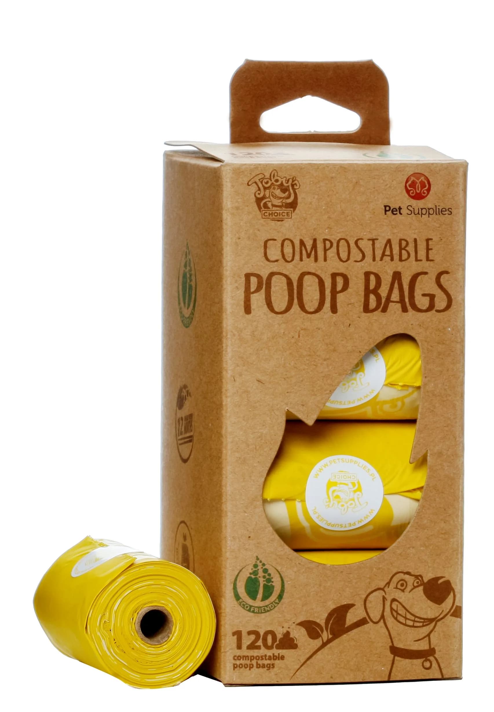 Pet Supplies Kompostowalne worki na odchody 120 szt.
