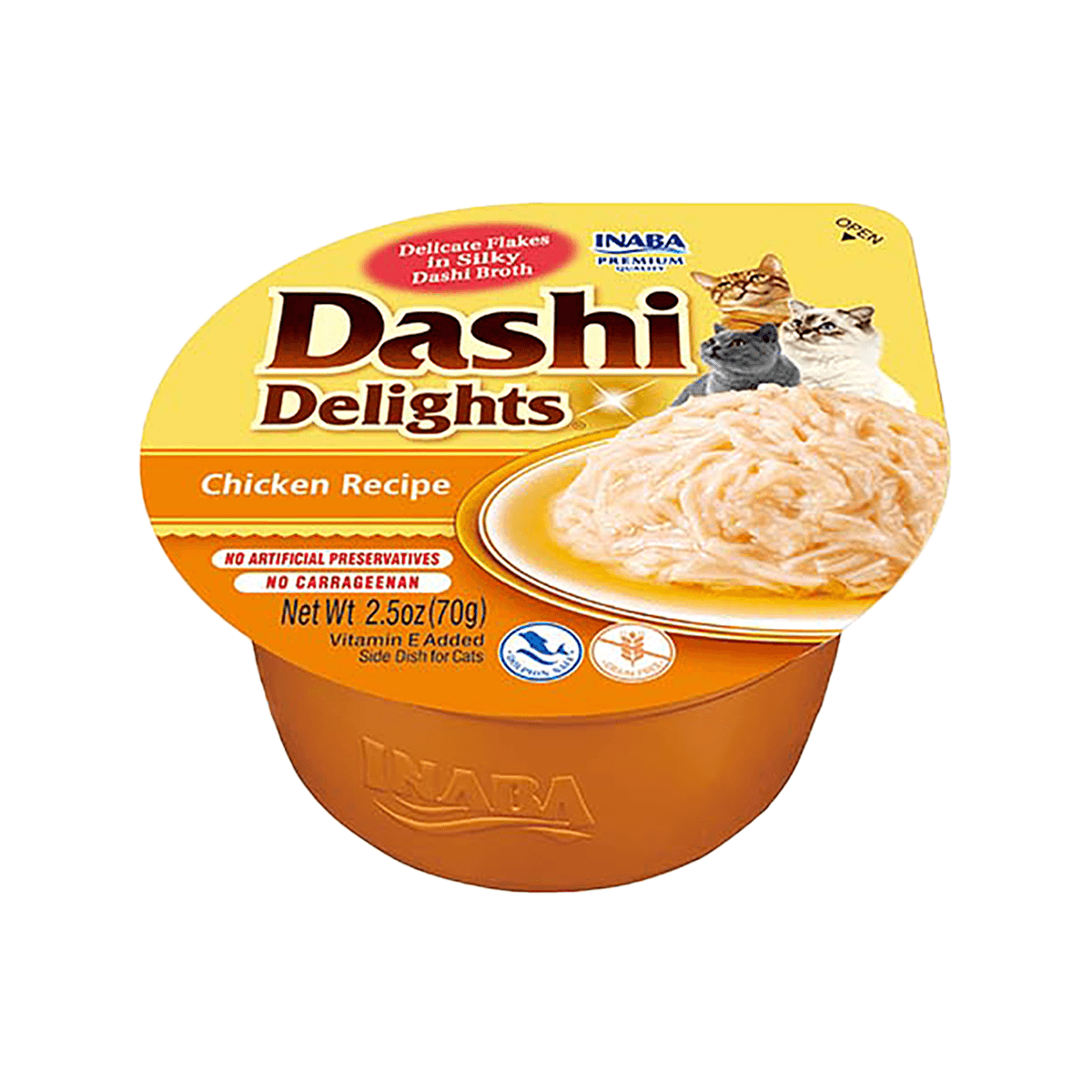 INABA Dashi Delights Chicken Recipe karma mokra z kurczakiem w bulionie dla kotów 70 g