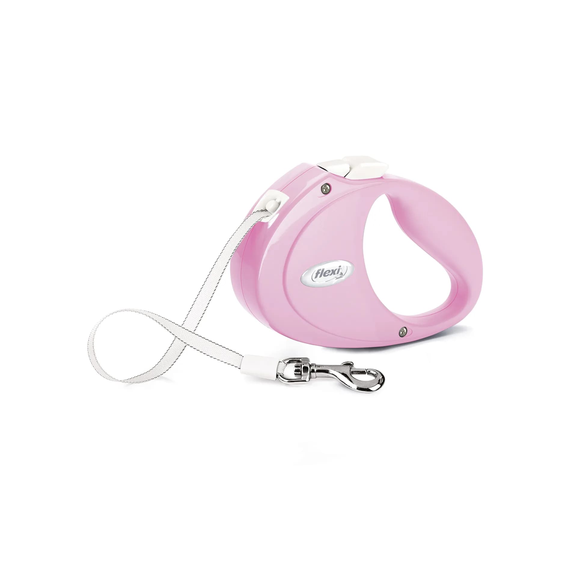 Flexi Puppy smycz automatyczna dla psa taśma – różowy
