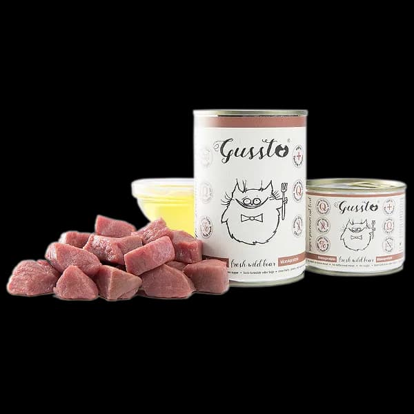 Gussto Cat puszka Fresh Wild Boar dla kota
