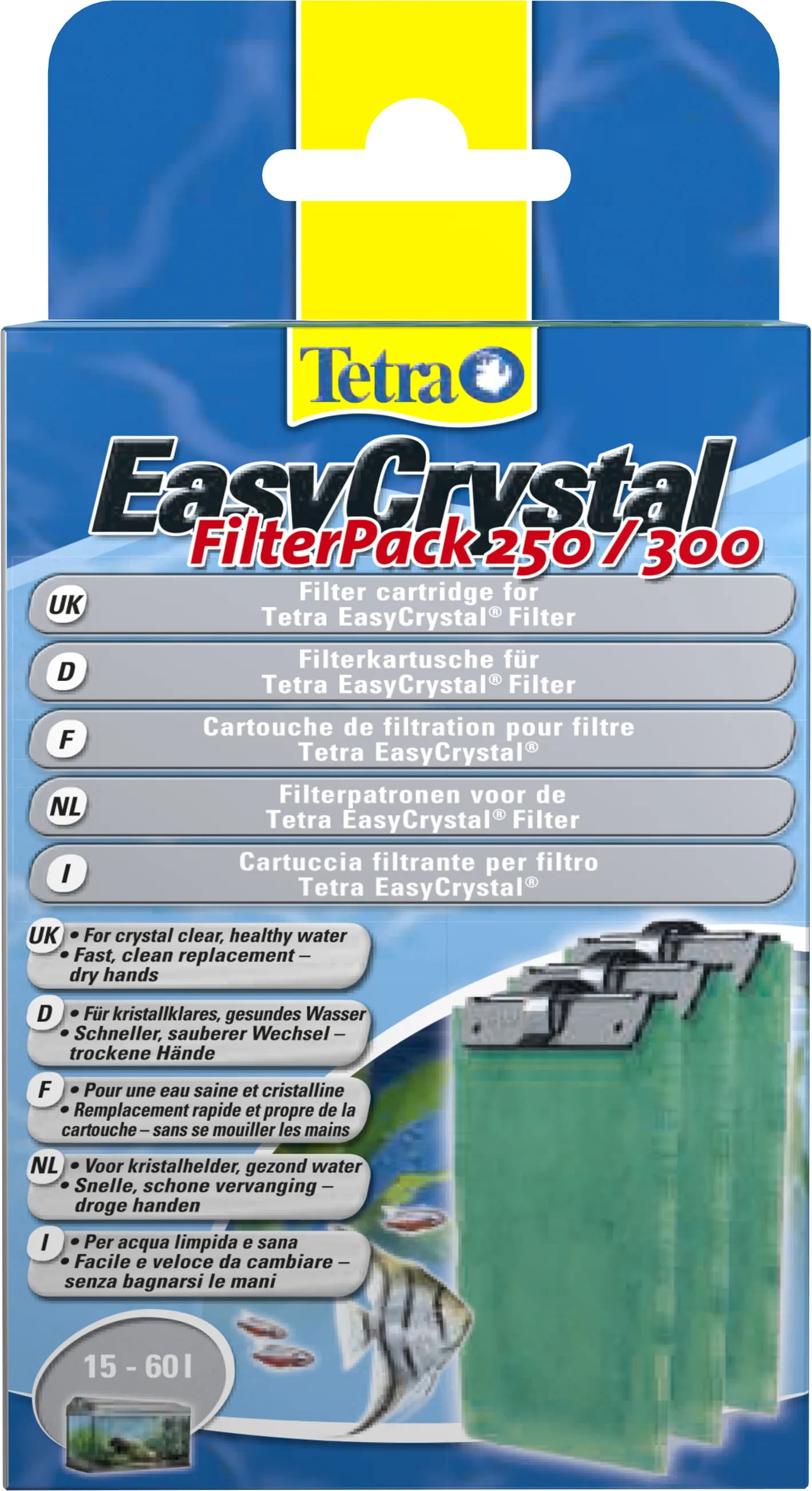 Tetra EasyCrystal Filter Pack 250/300 wkład włóknina