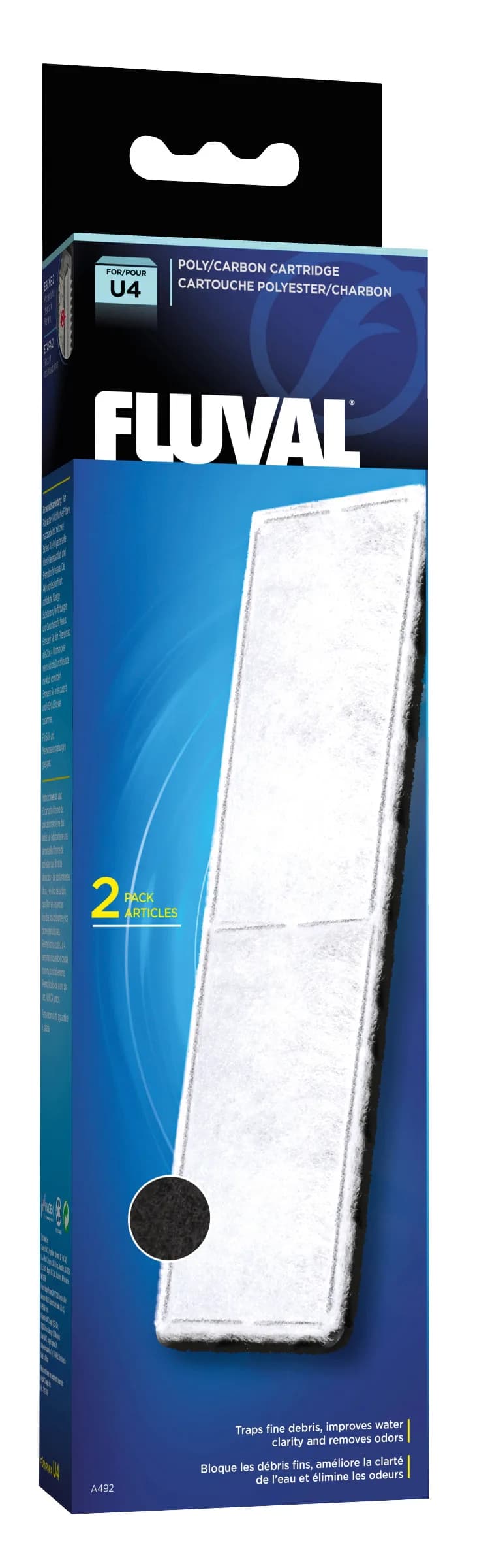 Fluval Poly-Carb wkład filtracyjny do filtrów U2 U3 i U4 2 szt.