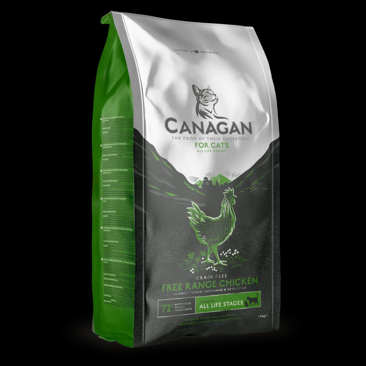 Canagan Sucha karma Free-range Chicken dla kota – 375 g
