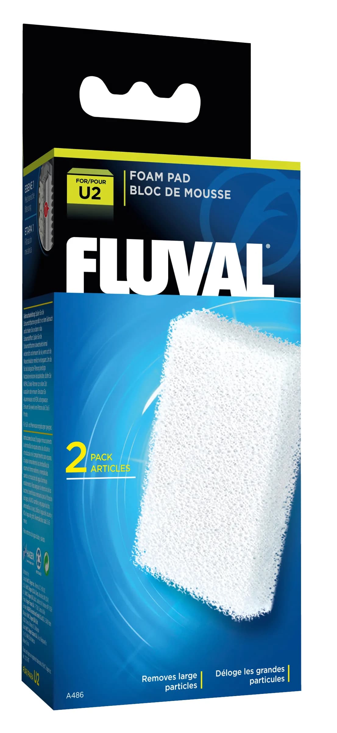 Fluval Bio Foam Pad wkład gąbkowy do filtrów U2 U3 i U4 2 szt.
