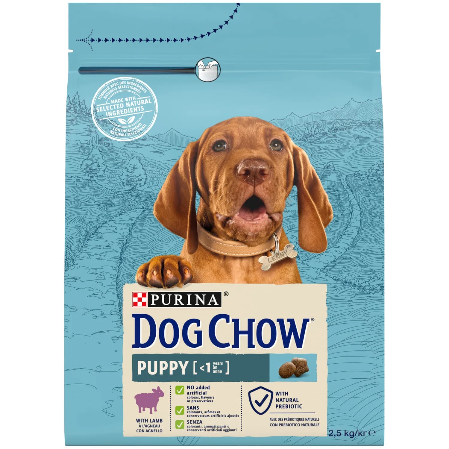 Dog Chow Purina Puppy z jagnięciną dla szczeniaka