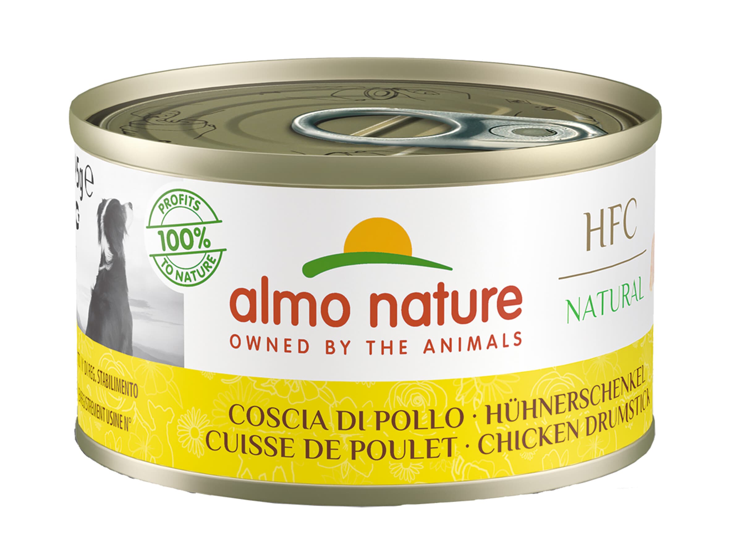 Almo Nature Puszka HFC Natural udko kurczaka dla psa 95 g
