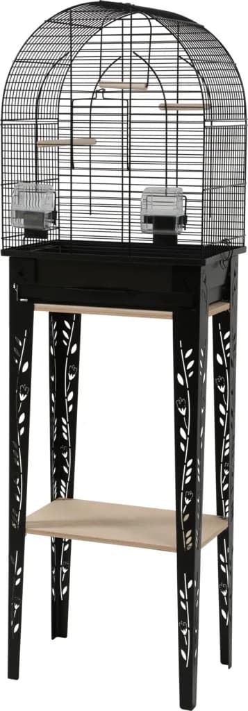 Zolux Klatka dla ptaków ze stojakiem Chic Patio – biały, 123x38x24,5 cm