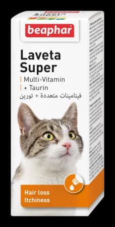 Beaphar Laveta Super Cat preparat przeciw nadmiernemu wypadaniu sierści u kota 50 ml