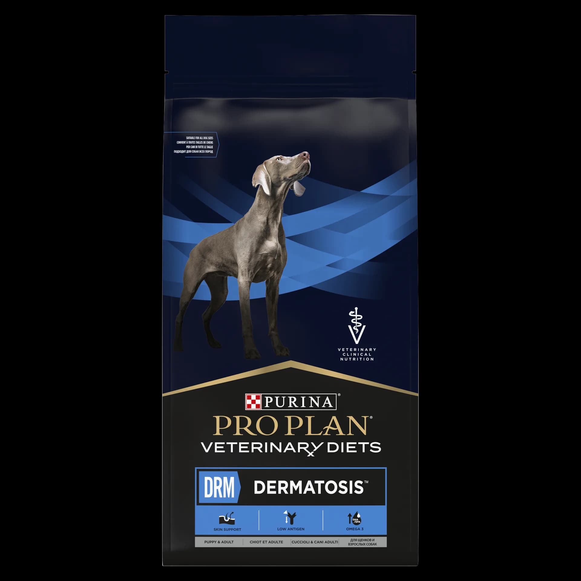 PRO PLAN Purina Veterinary Diets Canine Drm Dermatosis karma sucha dla dorosłych psów – 3 kg