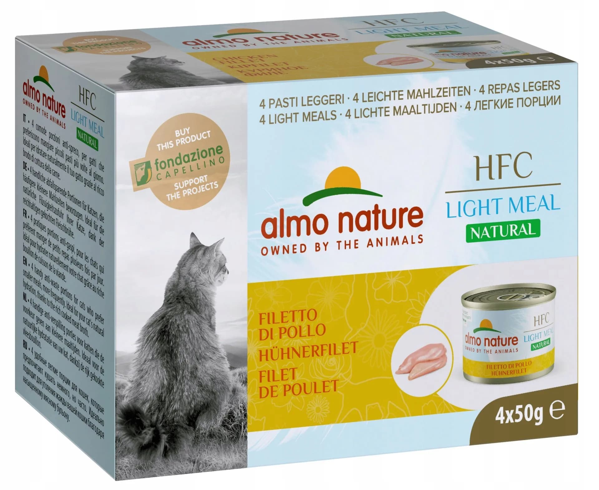 Almo Nature Natural light meal Filet z kurczaka 4 × 50 g