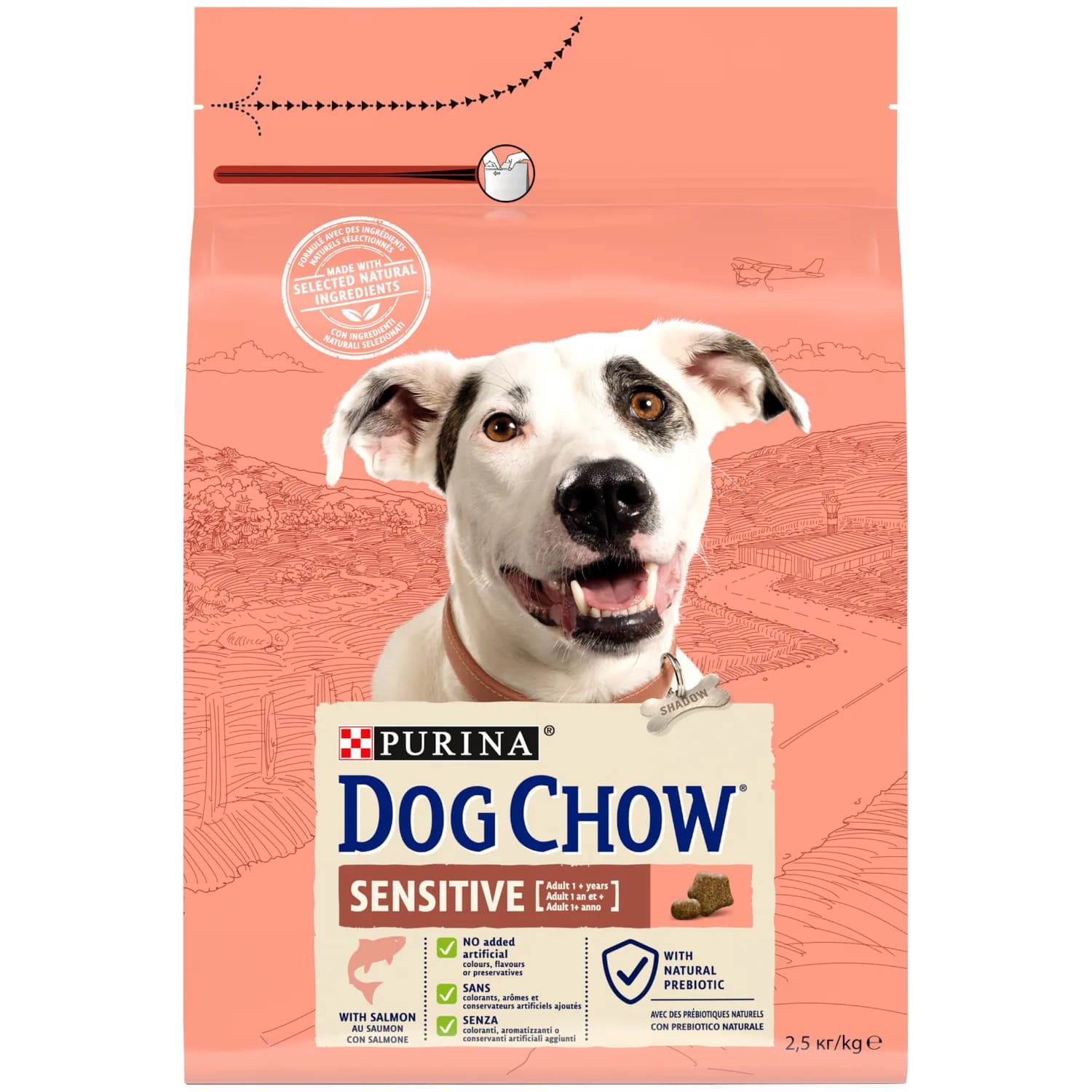 Dog Chow Purina Sensitive z łososiem dla psa