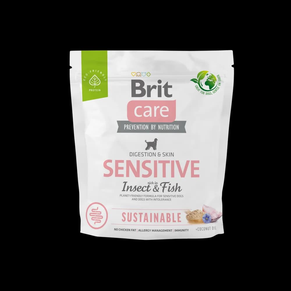 Brit Care Dog Sustainable Sensitive Insect Fish sucha karma dla psa z owadami i rybą – 3 kg