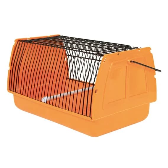 Trixie Klatka do transportu dla ptaków i małych zwierząt – terakota, 30 × 18 × 20 cm