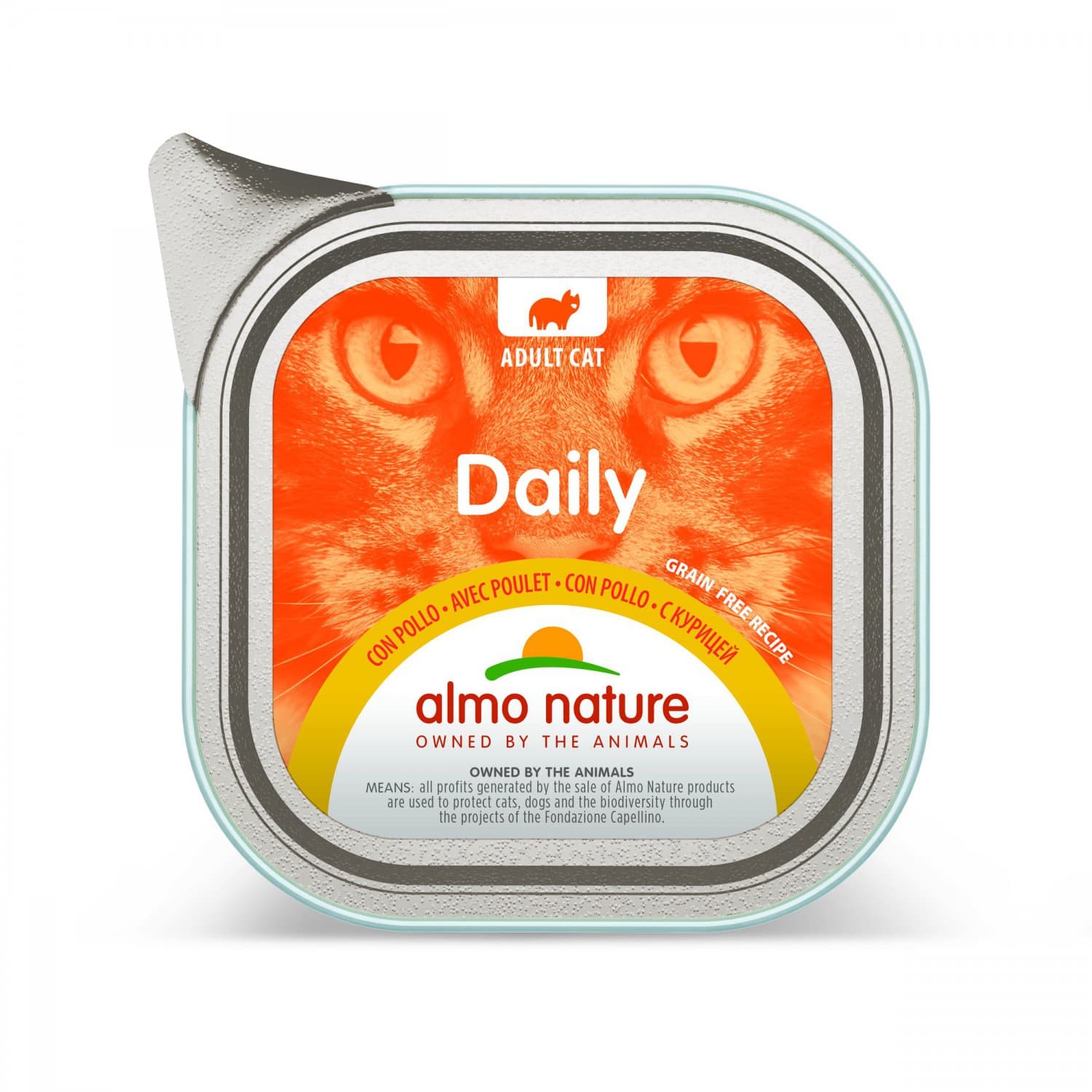 Almo Nature Daily karma mokra z kurczakiem dla kota 100 g
