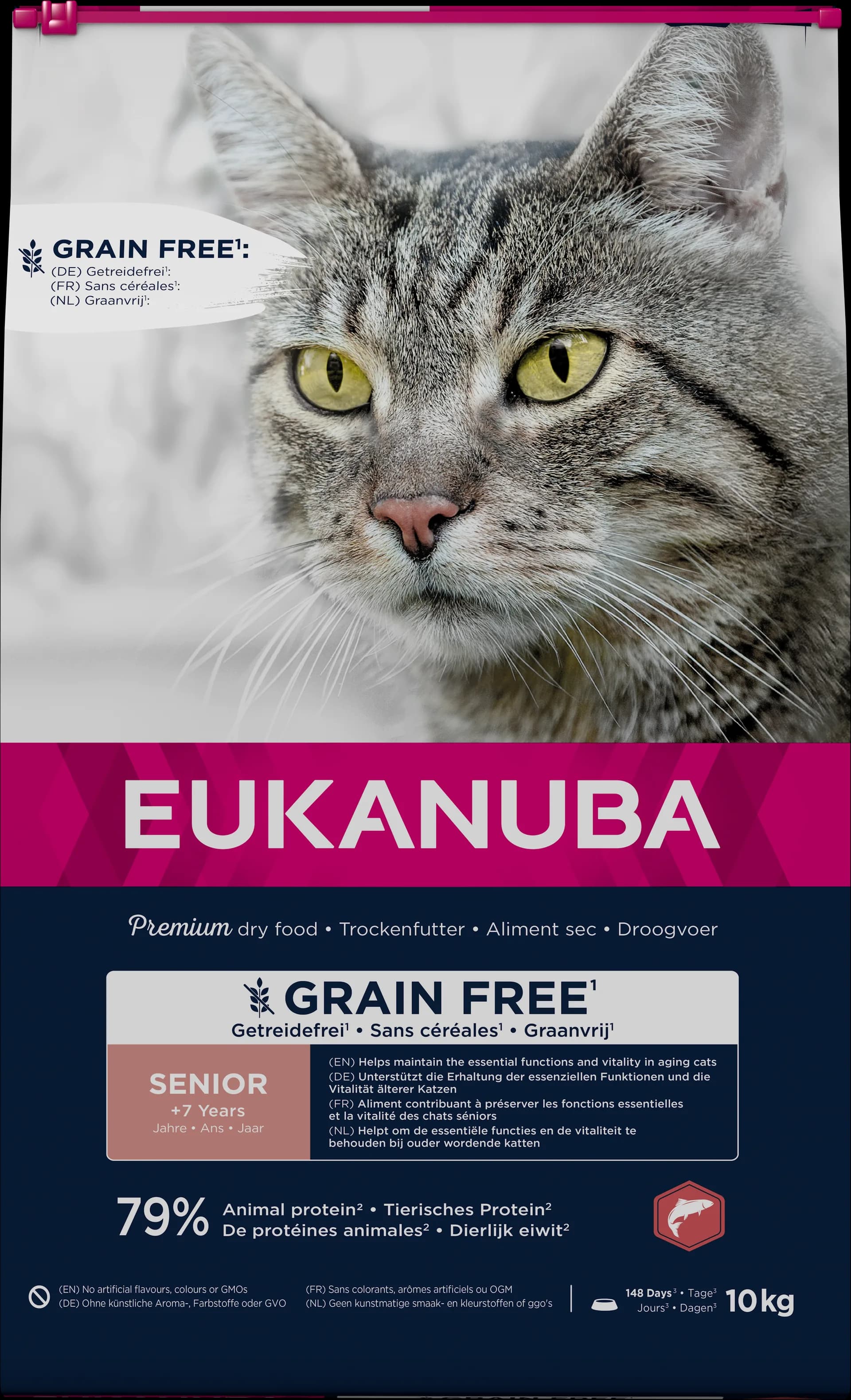 Eukanuba Kot Grain Free senior Łosoś