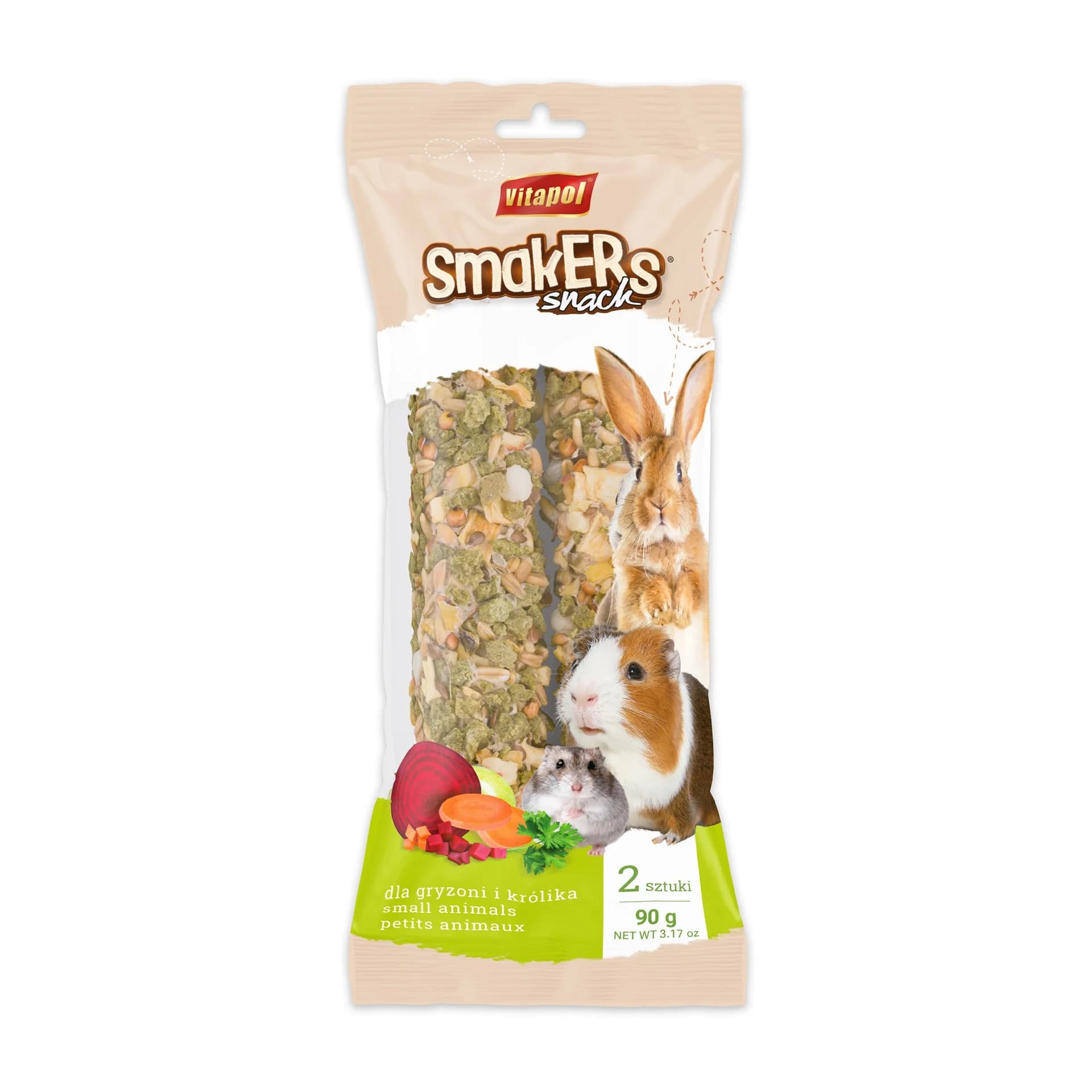 Vitapol Smakers przysmak dla gryzoni i królika jabłkowy 90 g