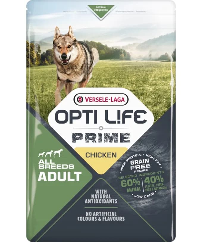 Versele-Laga Opti Life Prime Adult Chicken karma sucha z kurczakiem dla dorosłych psów wszystkich ras