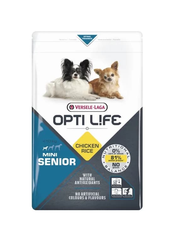 Versele-Laga Opti Life Senior Mini drobiowa karma dla starszych, dorosłych psów ras małych i miniaturowych