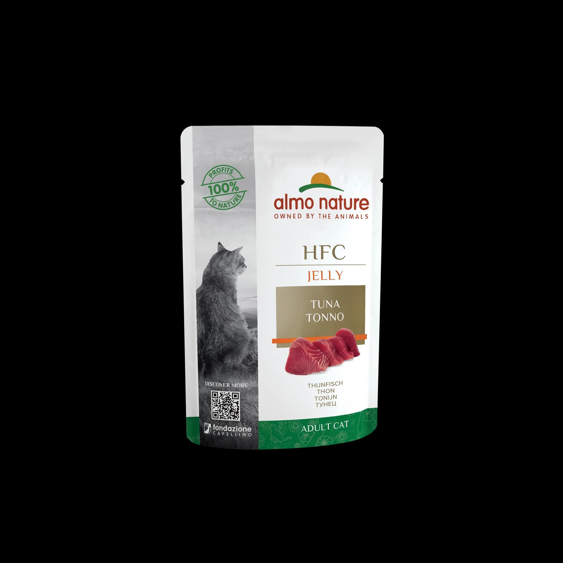 Almo Nature HFC Saszetka Jelly tuńczyk w galaretce dla kota 55 g