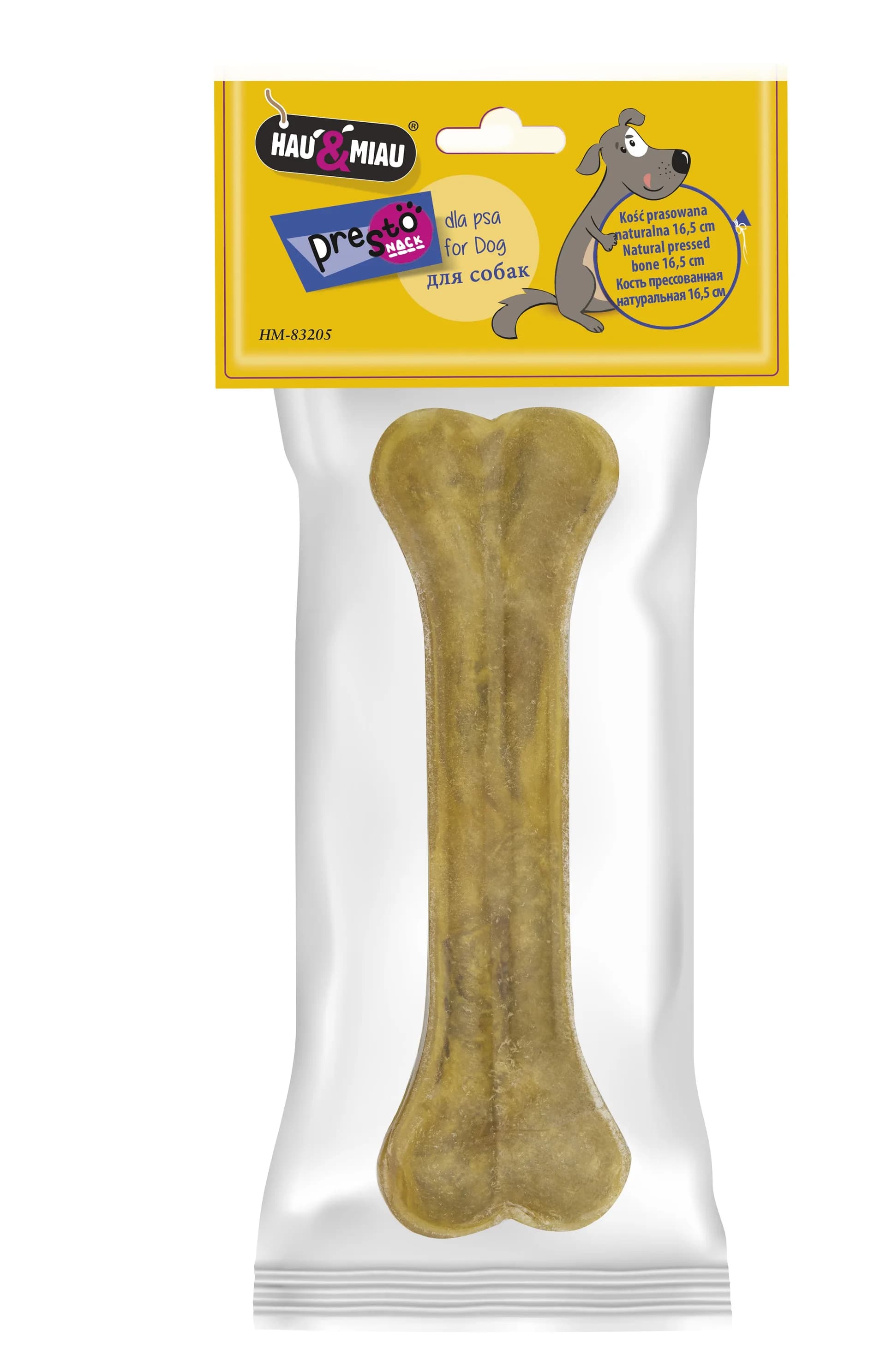 Hau&Miau Kość prasowana naturalna dla psów