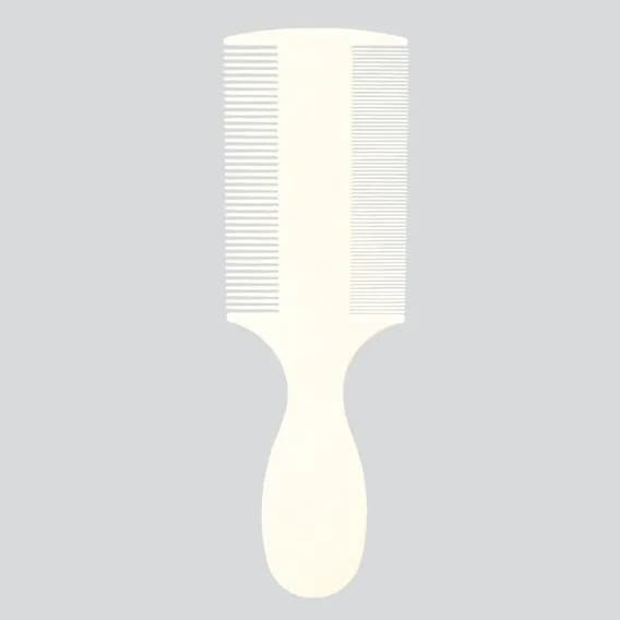 Trixie Grzebień plastikowy podwójny 9 cm
