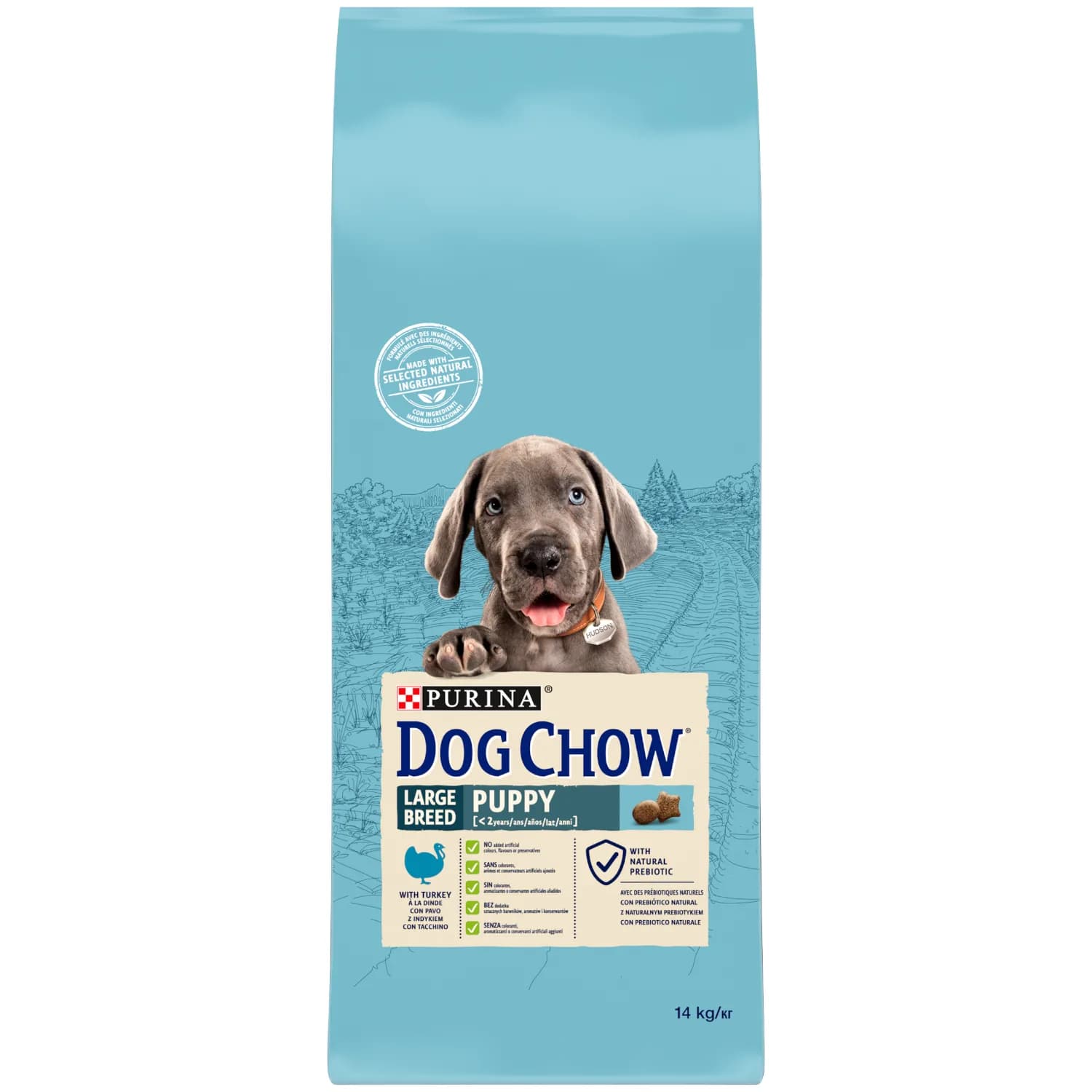 Dog Chow Purina Puppy Large Breed karma sucha z indykiem dla szczeniąt dużych ras