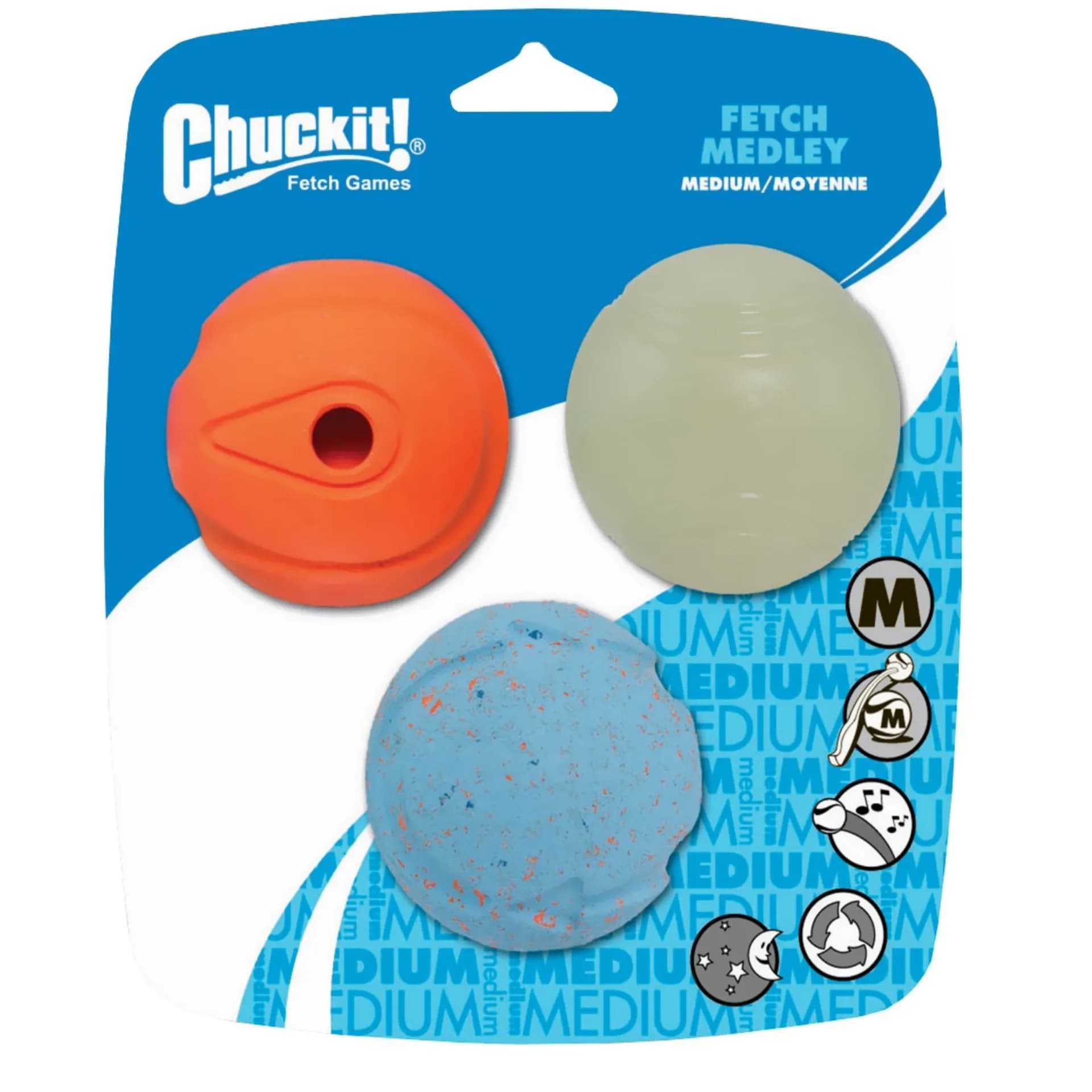 Chuckit Zestaw piłek Fetch Medley dla psa