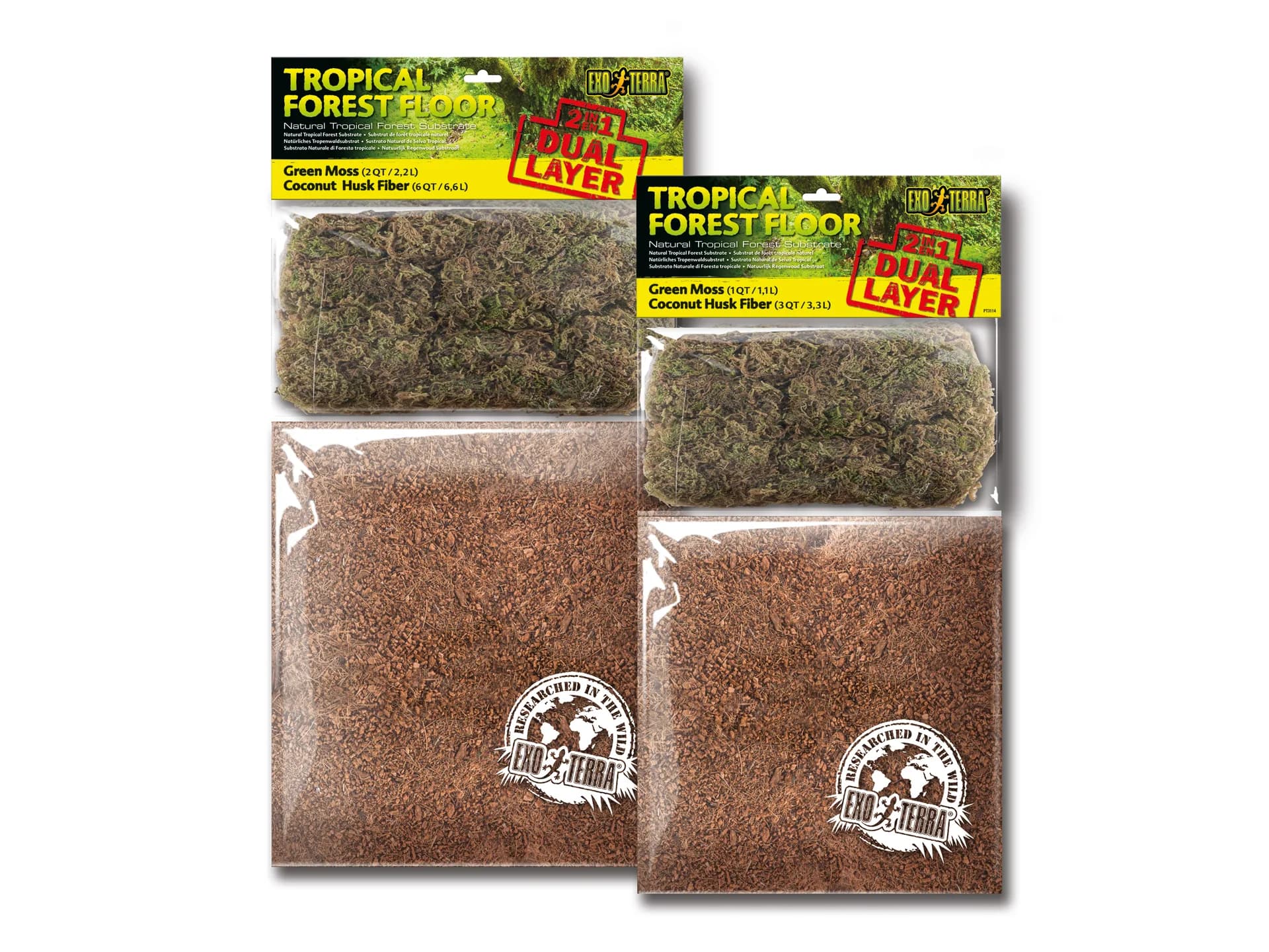 Exo-Terra Podłoże do terrarium Tropical Forest Floor - różna pojemność 4,4 l